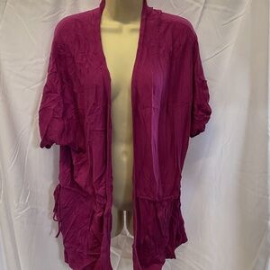 Christopher and Banks purple cardigan